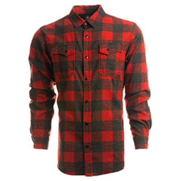 Men's Snap-Front Flannel Shirt Thumbnail