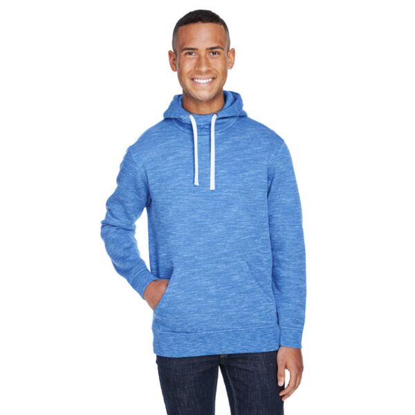 Adult Melange Fleece Pullover Hooded Sweatshirt Thumbnail