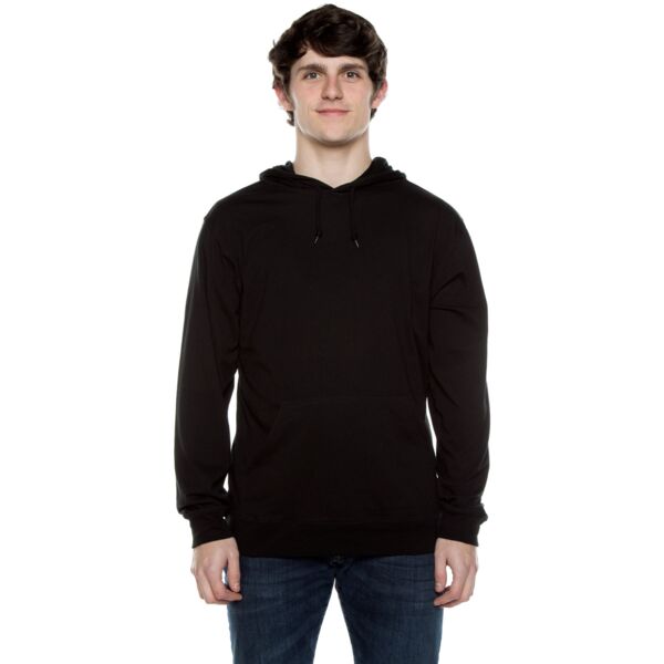Unisex Long-Sleeve Jersey Hooded T-Shirt Thumbnail