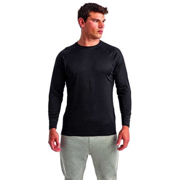 Unisex Panelled Long-Sleeve Tech T-Shirt Thumbnail