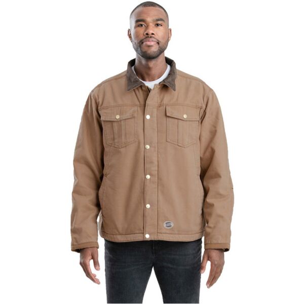 Tall Vintage Washed Sherpa-Lined Work Jacket Thumbnail