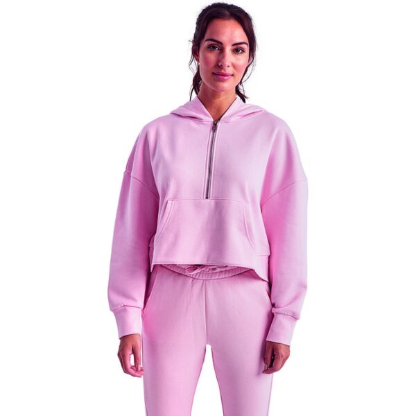 Ladies' Alice Half-Zip Hooded Sweatshirt Thumbnail