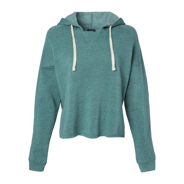 Women's Angel Fleece Crop Hooded Sweatshirt Thumbnail