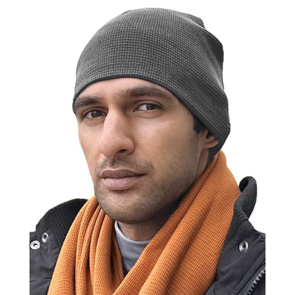 USA Made 8" Cotton Thermal Beanie Thumbnail