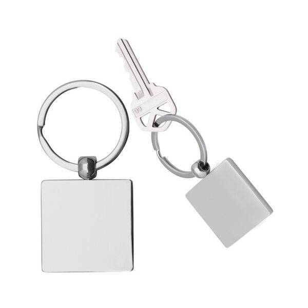 Square Metal Keychain Thumbnail