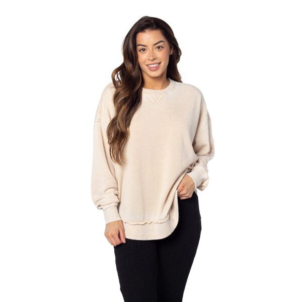 Ladies' Burnout Campus Pullover Thumbnail