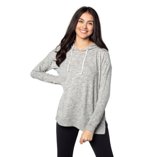 Ladies' Cozy Tunic Hooded Sweatshirt Thumbnail