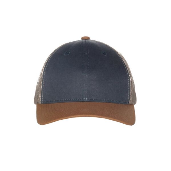 Structured Tri-Color Mesh Back Trucker Thumbnail