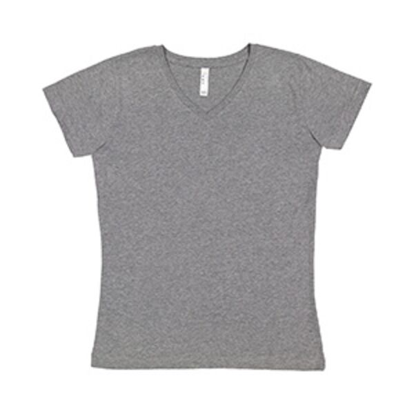 Ladies' V-Neck Fine Jersey T-Shirt Thumbnail