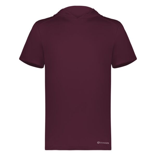 Adult Short Sleeve Hoodie Powered by Coolcore Thumbnail