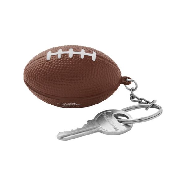 Football Shape Stress Ball Keychain Thumbnail