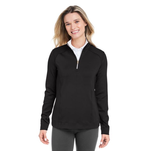Ladies' Wells Quarter-Zip Tech Pullover Thumbnail