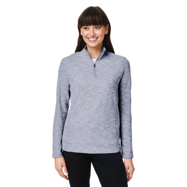 Ladies' Eclipse Jacquard Quarter-Zip Thumbnail