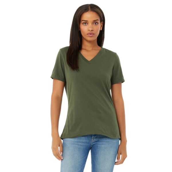 Ladies' Relaxed Jersey V-Neck T-Shirt Thumbnail
