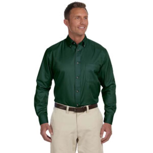 Men's Easy Blend™ Long-Sleeve Twill Shirt with Stain-Release Thumbnail