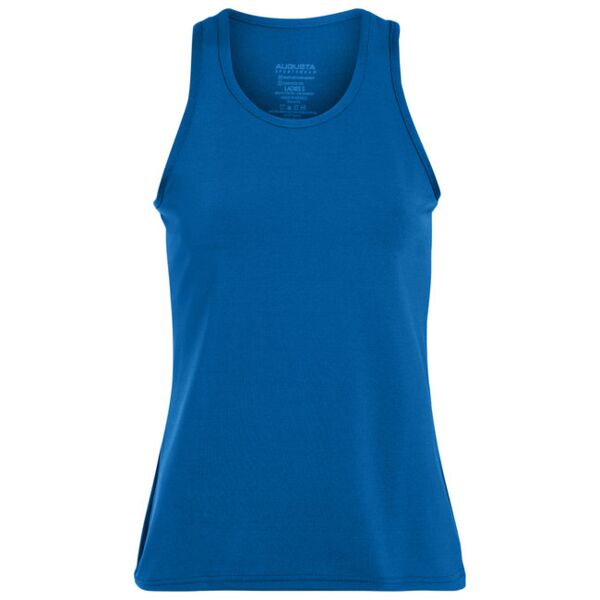 Girls' Polyester Spandex Racer Tank Thumbnail