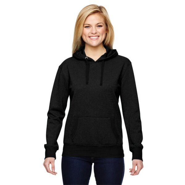 Ladies' Glitter French Terry Hooded Sweatshirt Thumbnail