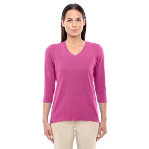 Ladies' Perfect Fit™ Bracelet-Length V-Neck Top Thumbnail