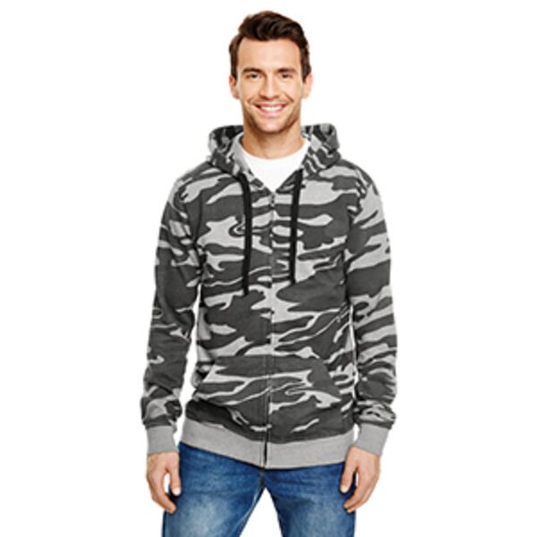 Men's  French Terry Full-Zip Hooded Sweatshirt Thumbnail