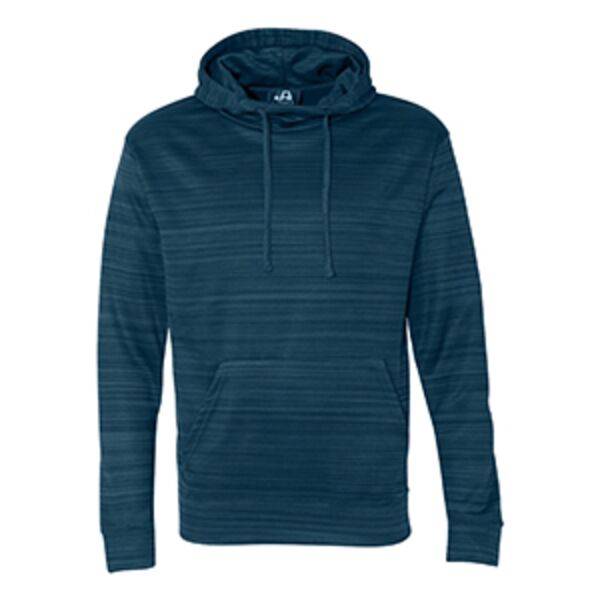 Adult Odyssey Striped Poly Fleece Pullover Hood Thumbnail