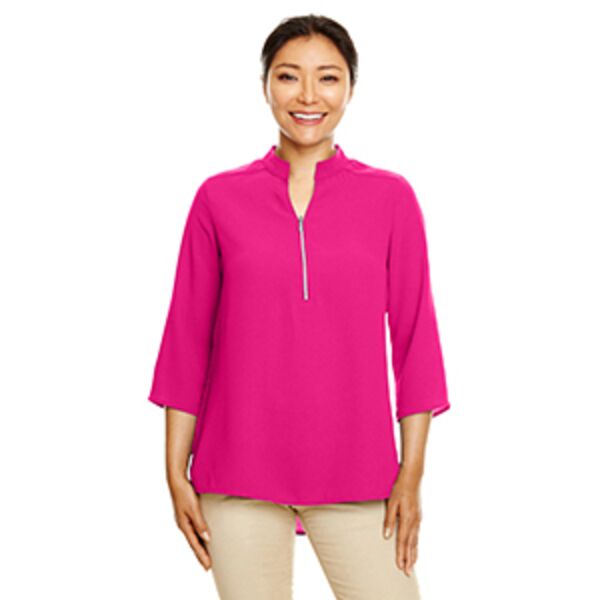 Ladies' Perfect Fit™  Three-Quarter Sleeve Crepe Tunic Thumbnail