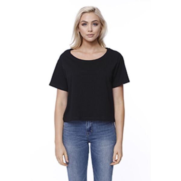 Ladies' Boxy Cotton T-Shirt Thumbnail