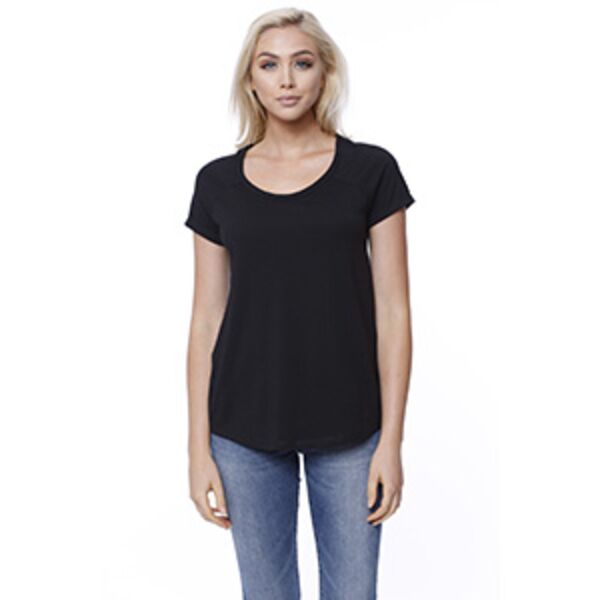 Ladies' CVC Loose Short-Sleeve Raglan Thumbnail