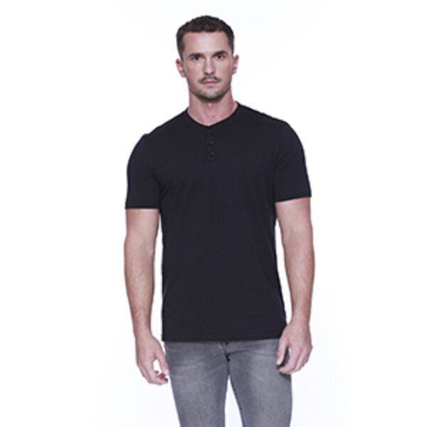 Men's CVC Henley T-Shirt Thumbnail