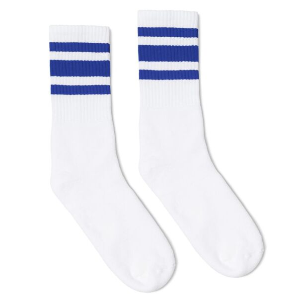 USA-Made Striped Crew Socks Thumbnail