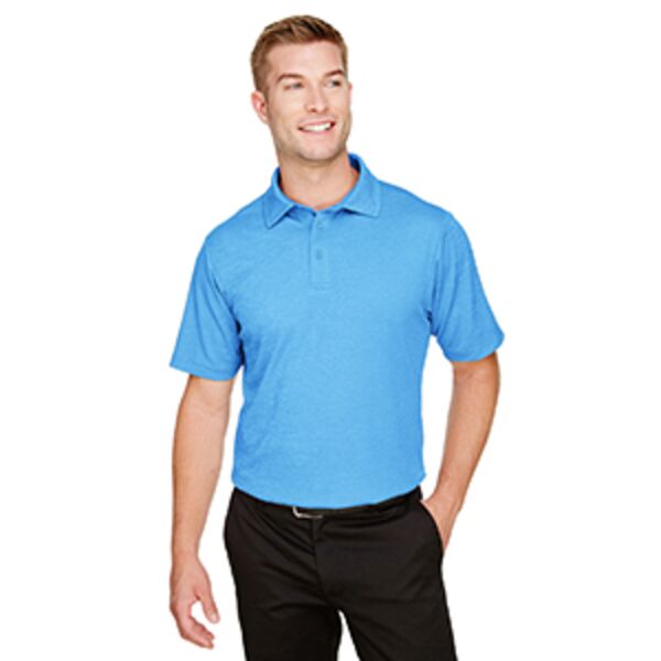 CrownLux Performance® Men's Address Melange Polo Thumbnail