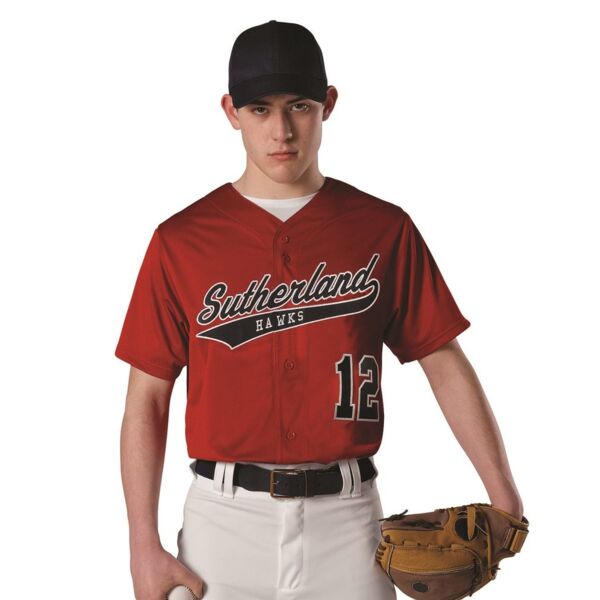 Youth Dura Light Mesh Baseball Jersey Thumbnail