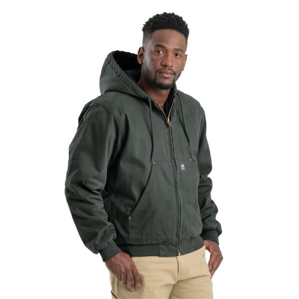 Men's Highland Washed Cotton Duck Hooded Jacket Thumbnail