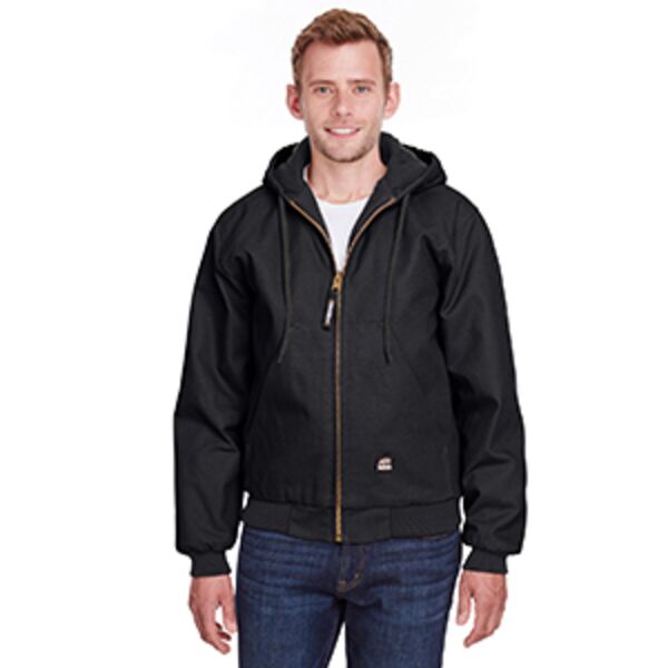 Men's Tall Highland Washed Cotton Duck Hooded Jacket Thumbnail