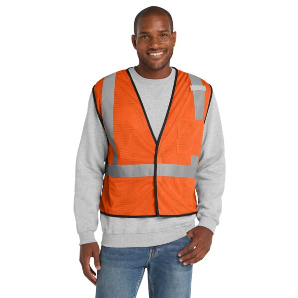 Ansi 107 Class 2 Economy Mesh One Pocket Vest Thumbnail