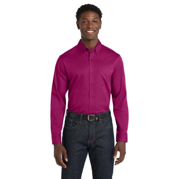 Long Sleeve SuperPro React Twill Shirt Thumbnail