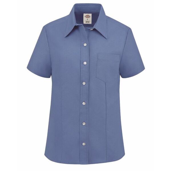 Women's Short Sleeve Stretch Oxford Shirt Thumbnail